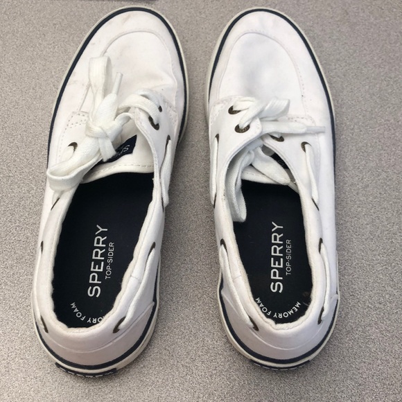 Sperry Topsiders Pier Boat Casuals White - Picture 1 of 5